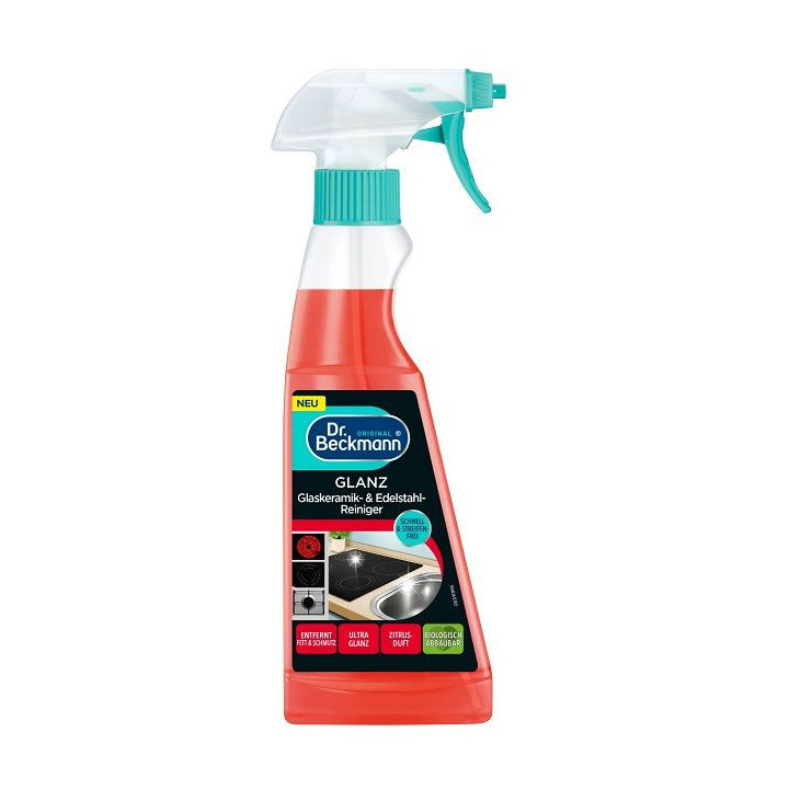 Dr.Beckmann Glanz- Spray do płyt ceramicznych i indukcyjnych 250ml |www.niemka.pl