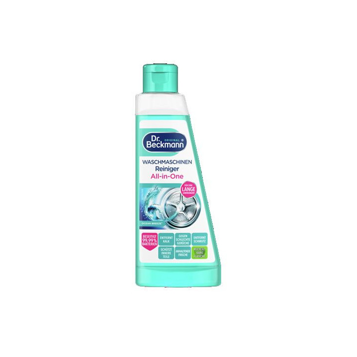 Dr.Beckmann Waschmaschinen Reiniger All-in-One- Płyn do czyszczenia i kompleksowej pielęgnacji pralki 250ml |www.niemka.pl