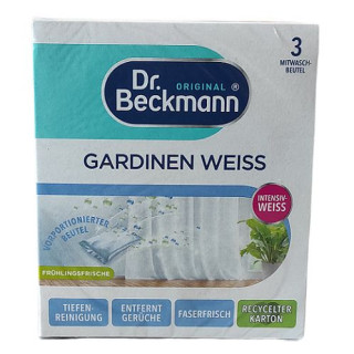 Dr.Beckmann Gardinen Weiss 3x40g- sól do firan wybielająca i odswieżająca
