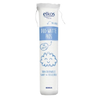 Elkos Duo-Watte Pads  140szt. - Płatki kosmetyczne 100% bawełna