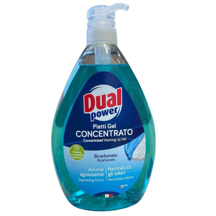 Dual Power Bicarbonato 1L – Płyn do naczyń z sodą i miętą