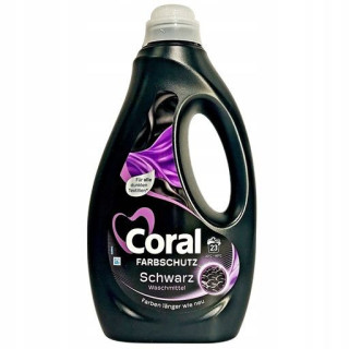 Coral Black Velvet- Żel do prania tkanin czarnych i ciemnych 1,15L (23prań) |www.niemka.pl