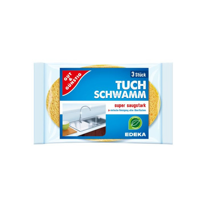 G&G Tuch Schwamm Gąbki 3szt