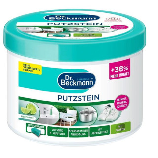 Dr. Beckmann Putzstein 550 g – uniwersalna pasta czyszcząca z gąbką, do różnych powierzchni