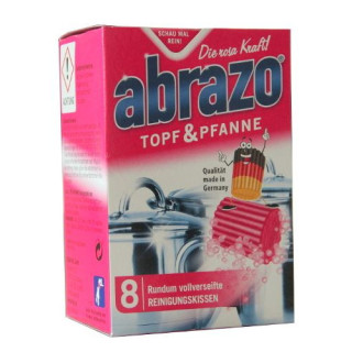 Abrazo Topf & Pfanne- Gąbki nasączone mydłem do czyszczenia garnków i patelni (8szt) | www.niemka.pl