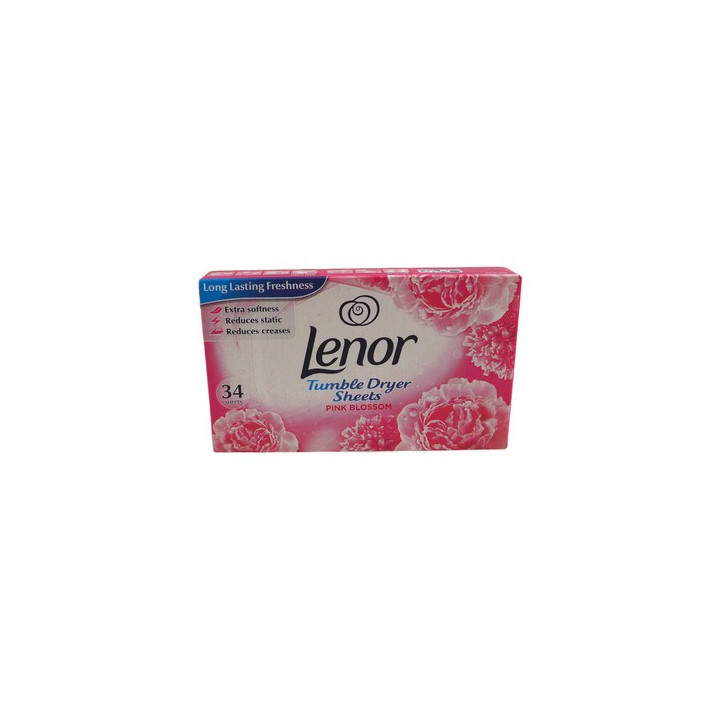 Lenor chusteczki zapachowe do suszarki- Różowe 34szt.