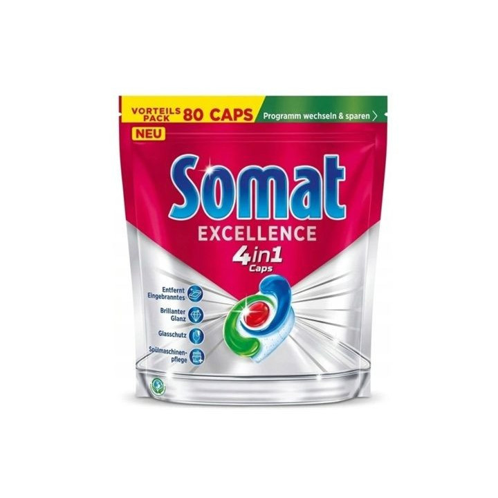 Somat 80szt 4in1 Excellence kaps do zmywarki