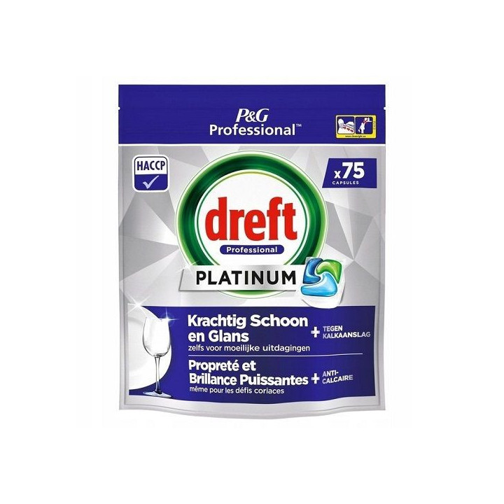 Dreft Platinum 75szt.- tabletki do zmywarki Original