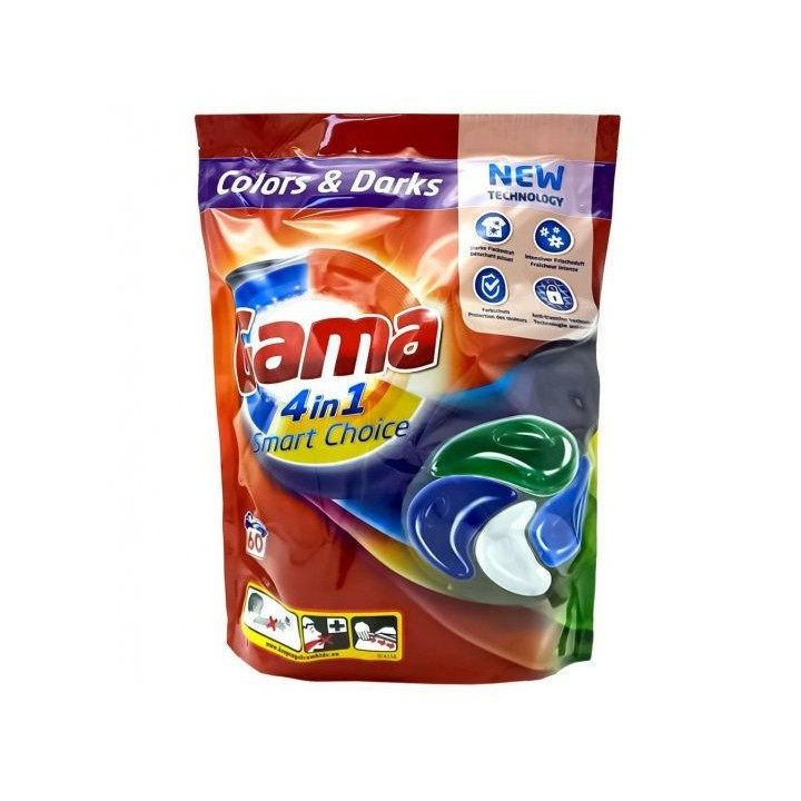 Gama (Vizir) 4w1 Color & Dark Kapsułki do prania 60 szt.