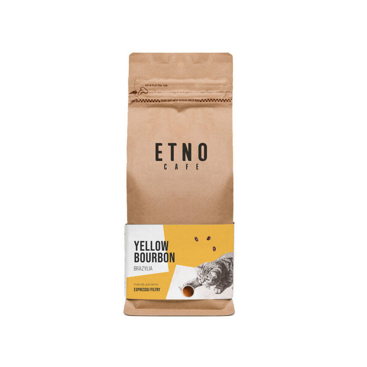 Kawa ziarnista Etno Cafe Yellow Bourbon 1kg | www.niemka.pl