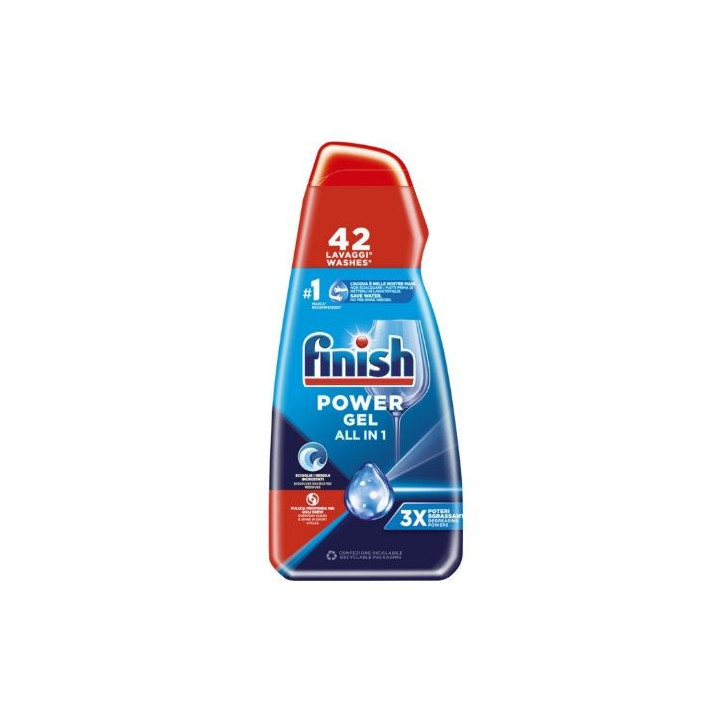 Finish 42cykl/ 940ml Power żel do zmywarki