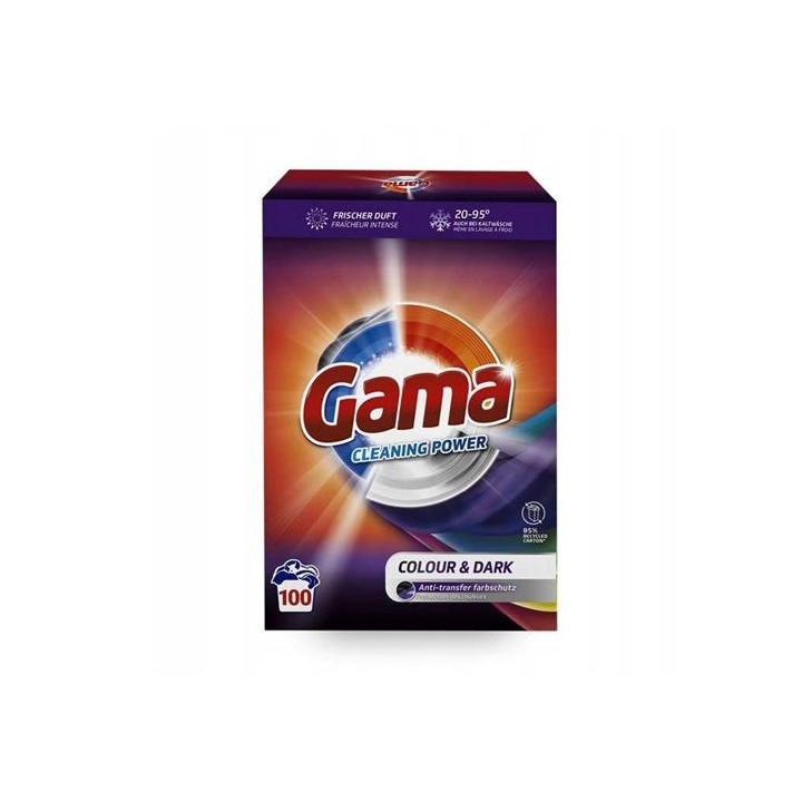 Gama (Vizir) 100p/ 6kg Color& Dark proszek [D,F]