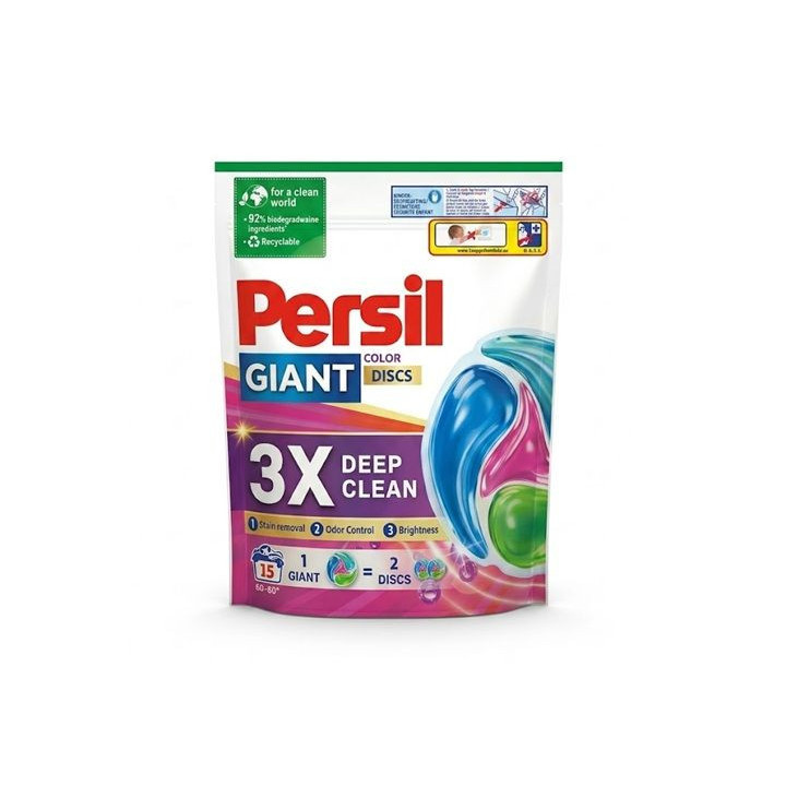 Persil Discs 4w1 Giant- Kapsułki do prania kolor 15szt.