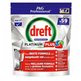 Dreft Platinum Plus 59szt. - Tabletki Do Zmywarki Original
