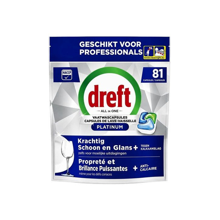 Dreft Platinum 81szt. - Tabletki do zmywarki Original