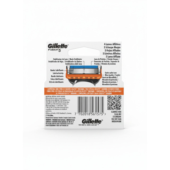 Gillette Fusion5 4szt. DE
