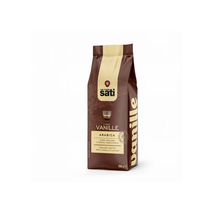 Kawa smakowa Cafe Sati Vanille - waniliowa kawa mielona 250g