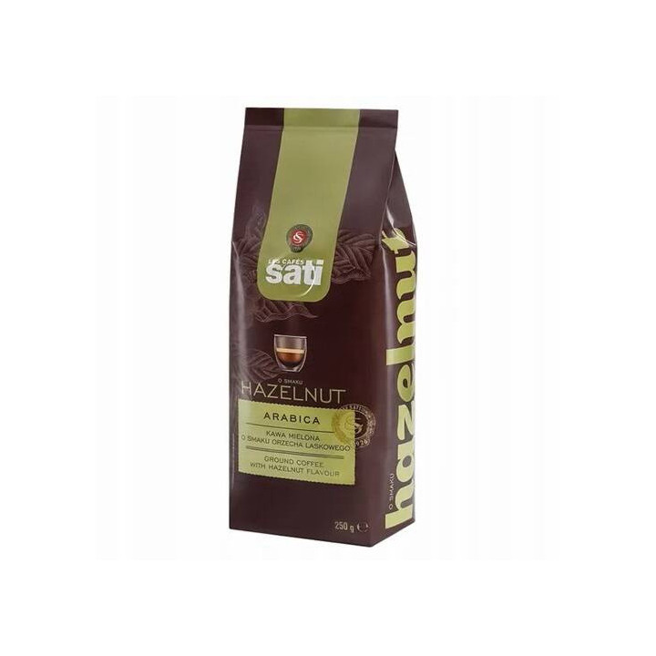 Kawa smakowa Cafe Sati Hazelnut - orzechowa mielona 100% Arabica 250g