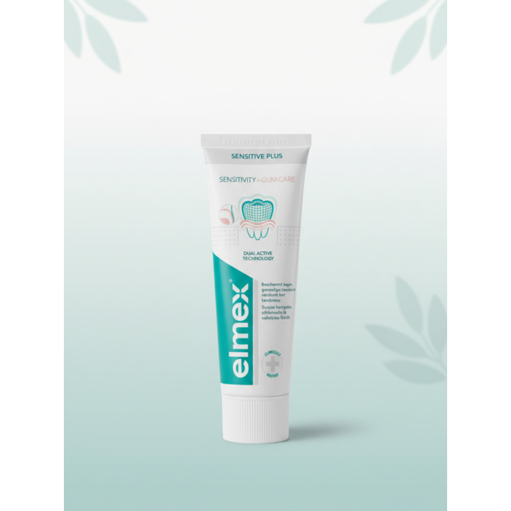 Elmex Sensitive Plus 75 ml – Pasta do zębów na nadwrażliwość i dziąsła