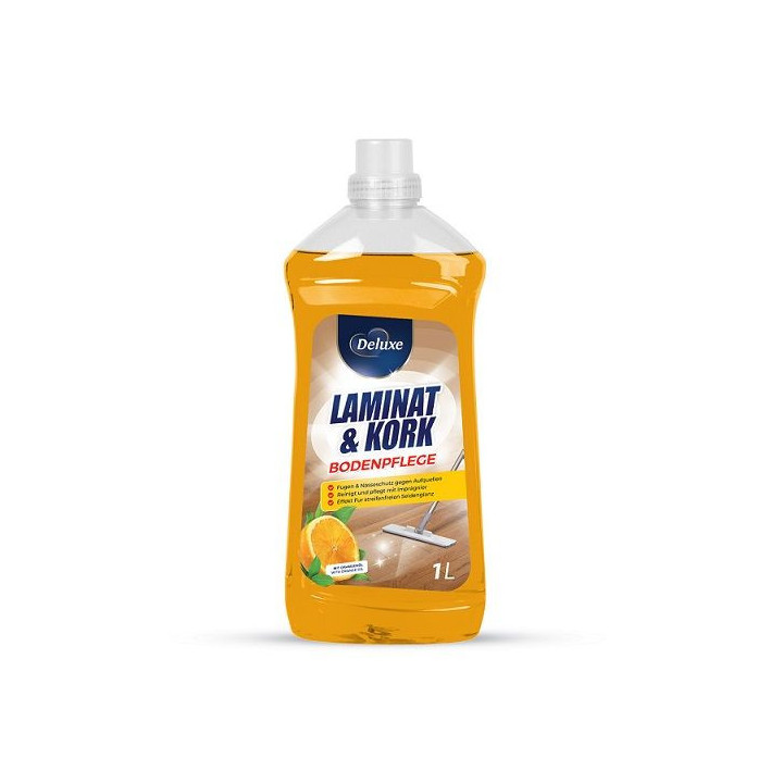 Deluxe Laminat & Kork płyn do pielęgnacji paneli o korka z olejkiem 1L |www.niemka.pl
