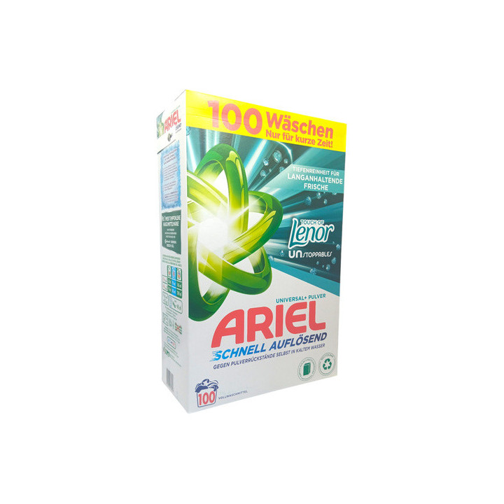Ariel Universal  Touch of Lenor 6kg -Proszek na 100 prań |www.niemka.pl