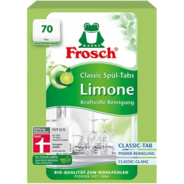 Frosch Classic Limone- Tabletki do Zmywarki 70szt (1,05kg) |www.niemka.pl