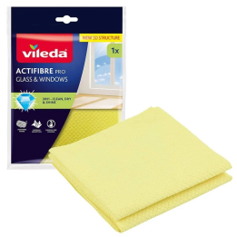 Vileda Actifibre Pro Ściereczka do Szkła i Okien 1szt.