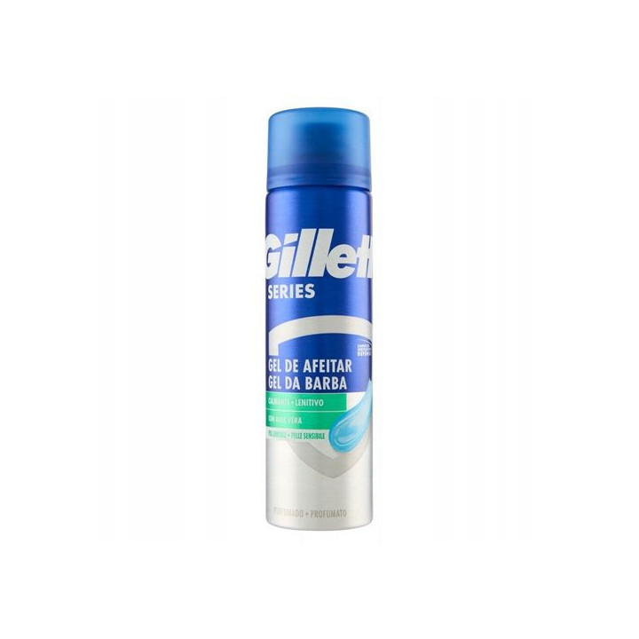 Gillette Series Aloe Vera Żel do golenia 200 ml – żel do golenia dla mężczyzn