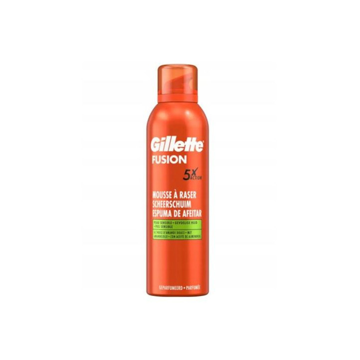 Gillette Fusion 5 Sensitive Pianka do golenia 250 ml – do skóry wrażliwej
