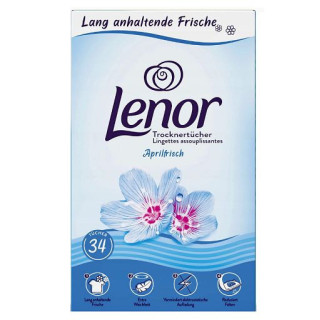 Lenor chusteczki zapachowe do suszarki Aprilfrisch  34szt