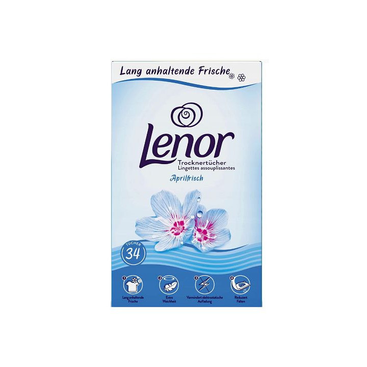 Lenor 34szt chusteczki zapachowe Aprilfrisch [D]