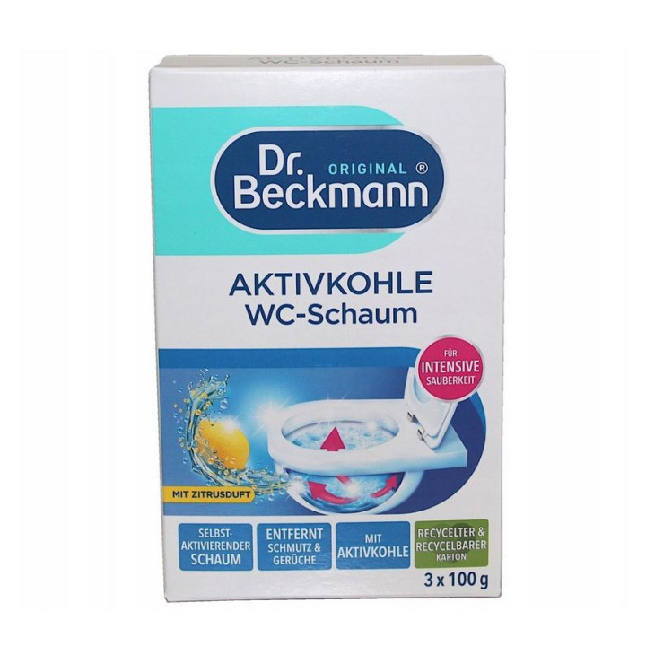 Dr.Beckmann 3x100g WC-Schaum Zitrus saszetki -aktywna piana do WC