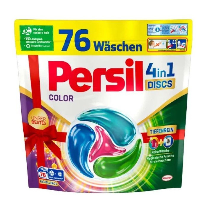 Persil 4w1 Discs Color- Kapsułki do prania tkanin kolorowych 76szt