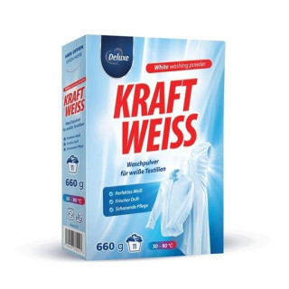 Enzo Deluxe Kraft Weiss proszek do prania białego 660g/ 11 prań | SklepNiemka.pl