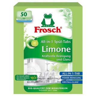 Frosch 50szt Limonen tabletki do zmywarki [D]