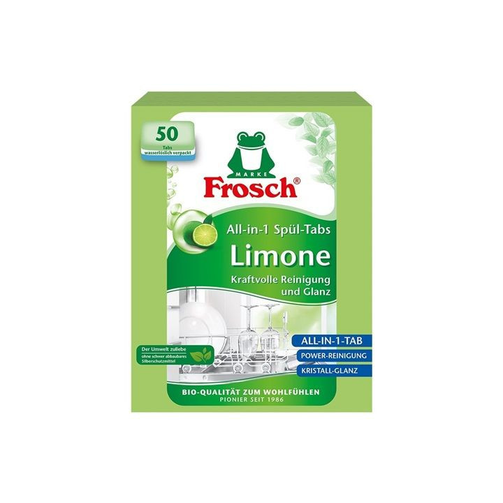 Frosch 50szt Limonen tabletki do zmywarki [D]