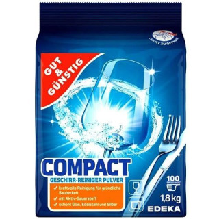 G&G 100cykli/ 1,8kg Compact do zmywarki [D]