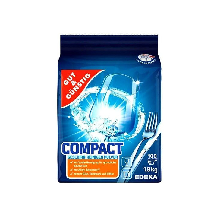 G&G 100cykli/ 1,8kg Compact do zmywarki [D]